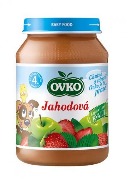 OVKO detská výživa  jahodová  190g