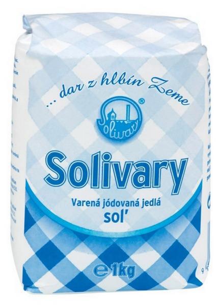 Soľ jemná Solivary Prešov  1kg