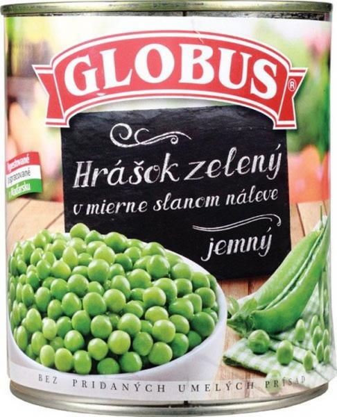 Hrášok 425ml Globus