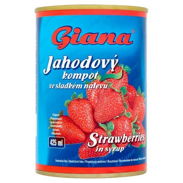 Kompót jahody 425ml Giana