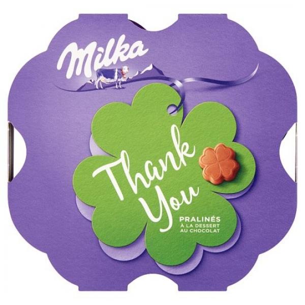 Milka Thank You bonboniéra,kakaová náplň 44g